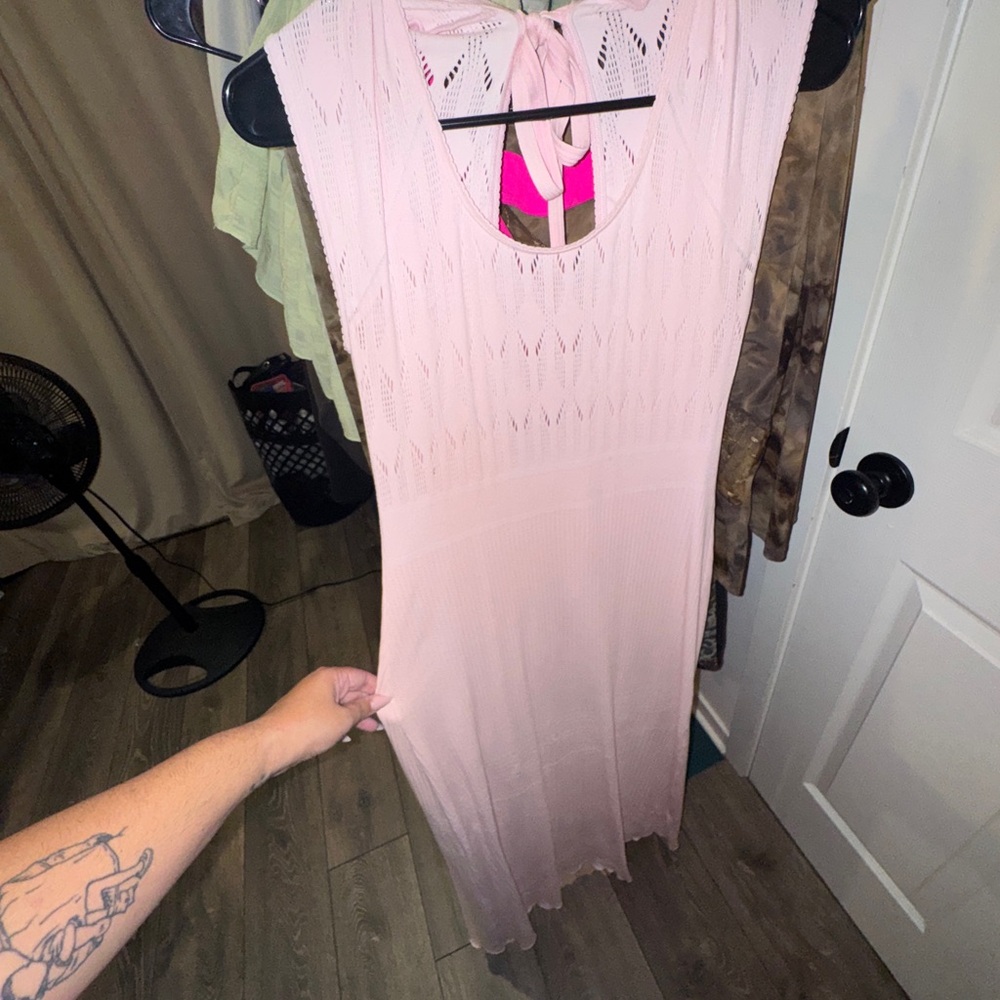 Free People Pink Maxi Dress